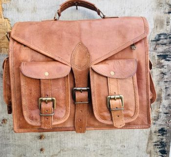 Craftshades – Handcrafted Satchel Leather Bag | 100% Genuine Leather