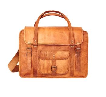 Craftshades – Big size 28" Handcrafted Air Leather Bag| 100% Genuine Leather