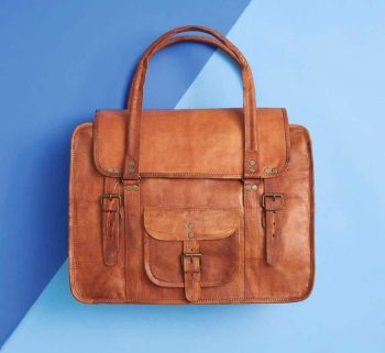 Craftshades - Compartments Handcrafted Leather Sling Bag | 100% Genuine Leather