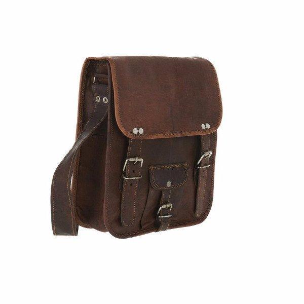 Craftshades – Handcrafted 13″ Retro laptop Leather Bag | 100% Genuine Leather - Image 2