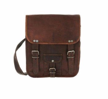 Craftshades – Handcrafted 13″ Retro laptop Leather Bag | 100% Genuine Leather