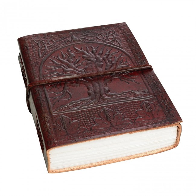 Craftshades – Vintage Beautiful Tree Embossed Unique Design 10″7 Handcrafted Leather Journal/Diary 200 page | 100% Genuine Leather - Image 5