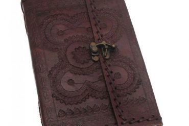 Craftshades – Vintage Leaf Embossed Unique Design 7″5 Handcrafted Leather Journal/Diary 200 page | 100% Genuine Leather