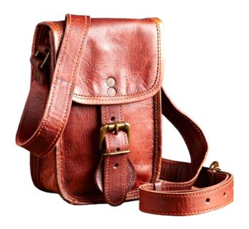 Craftshades – 5*7 Inch Handcrafted Mobile Sling Bag | 100% Genuine Goat Leather