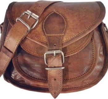 Craftshades – Handcrafted Unique 5x7 inch Sling Leather Bag for Women