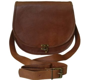 Craftshades – Unique C-Lock Handcrafted Leather Bag | 100% Genuine Leather