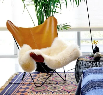 Butterfly Chair Goat leather