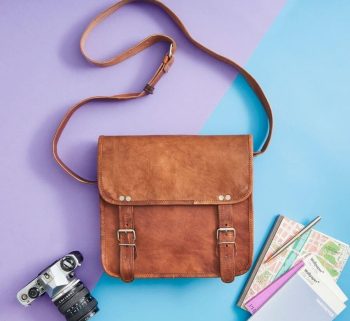 Craftshades – 9 Inch Handcrafted Leather Bag | 100% Genuine Leather