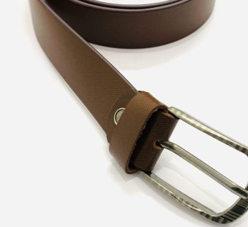 CraftShades Men's Leather Belt 100% Buffalo Genuine Leather Belt 1.5" Width