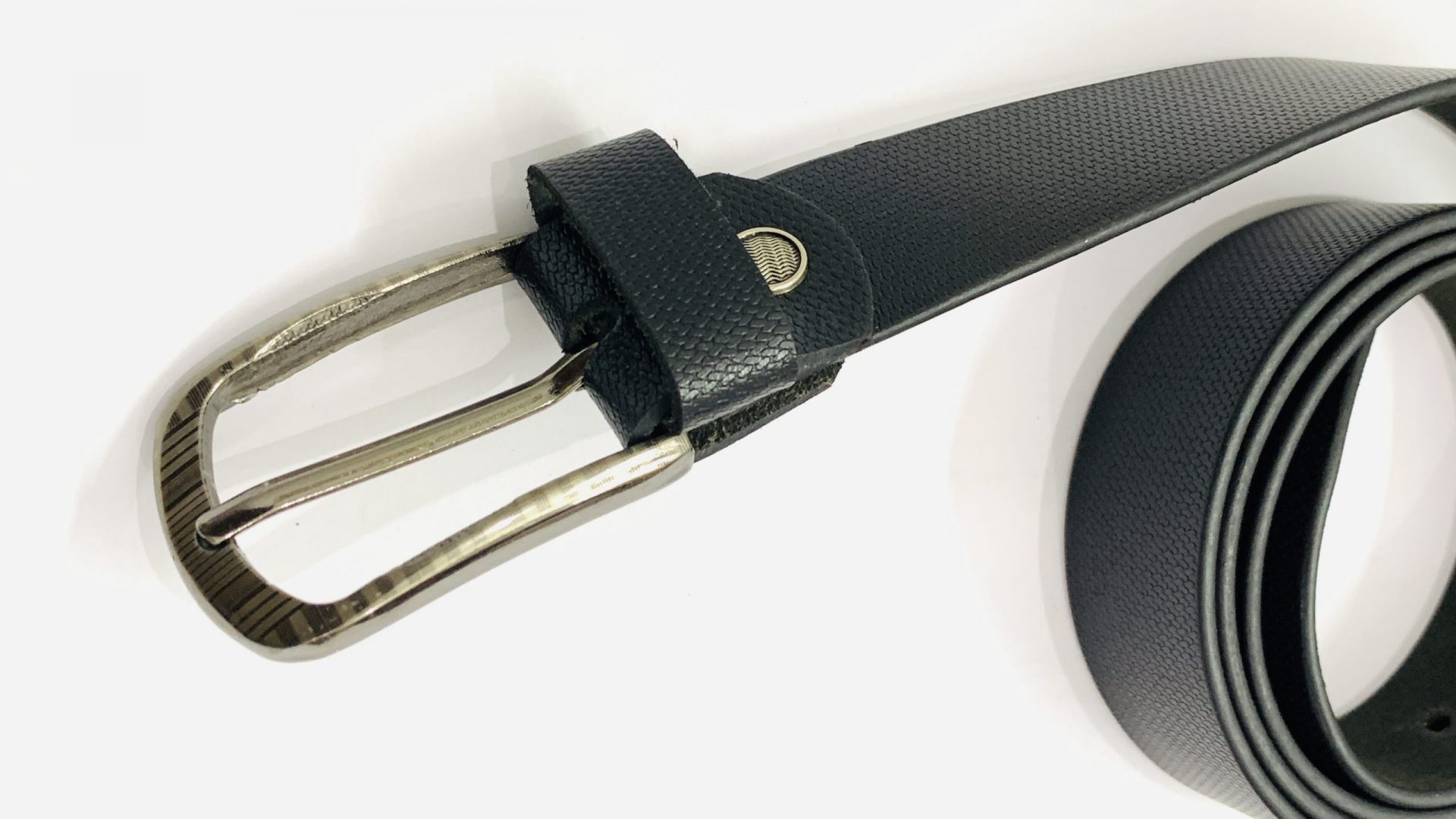 CraftShades Buffalo Leather Everyday Belt | Buffalo Leather | Black Colour