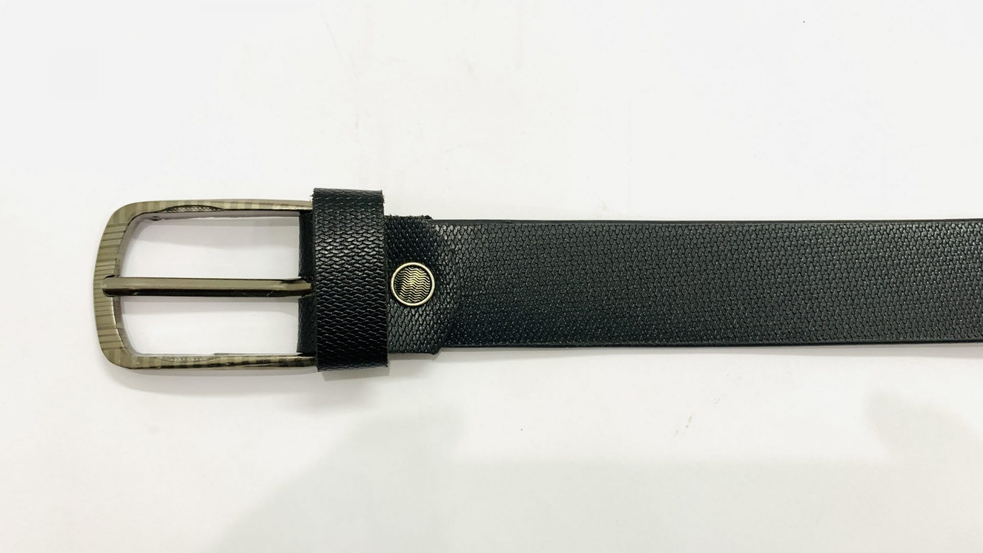 CraftShades Buffalo Leather Everyday Belt | Buffalo Leather | Black Colour - Image 3