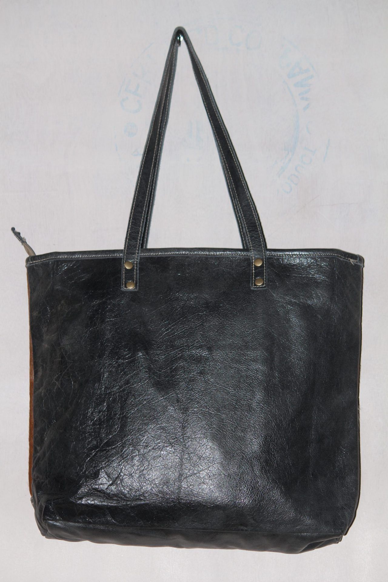 Hairon Leather Tote Bag - Image 2
