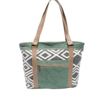Printed Canvas Tote Bag