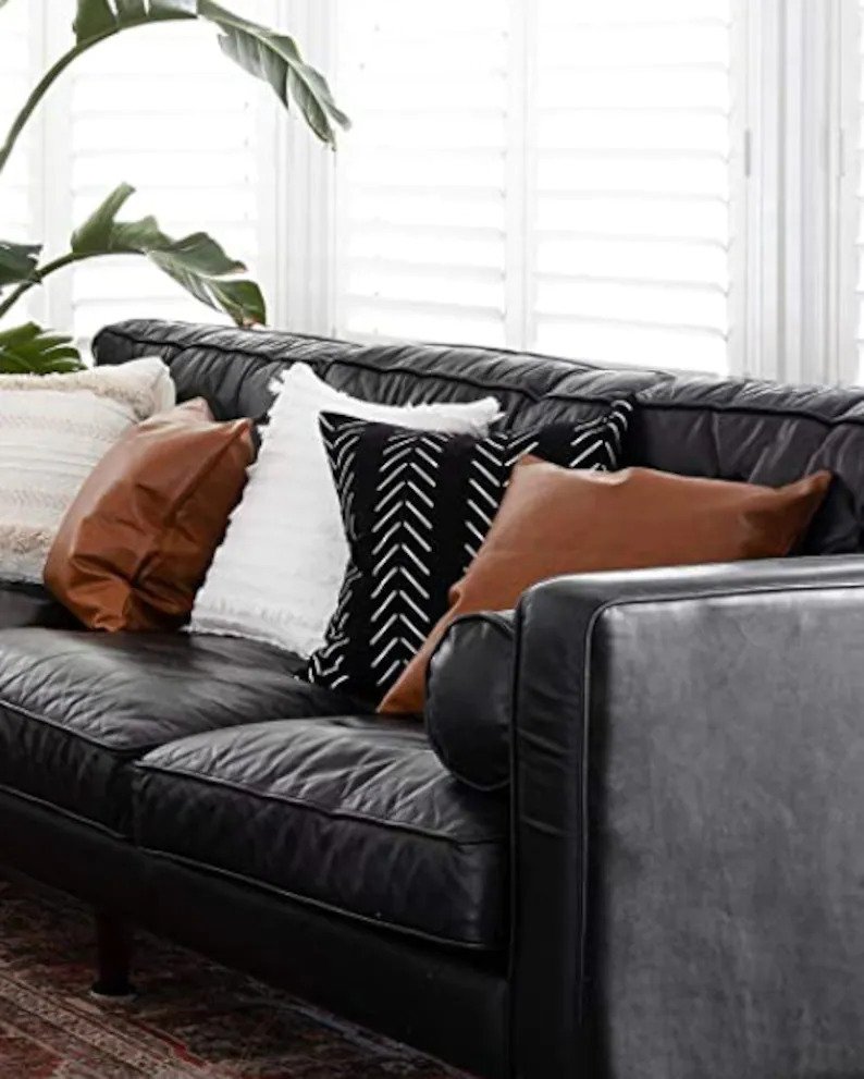 Handmade leather 2 Butterfly Chair & 2 Leather Cushions Combo - Image 3