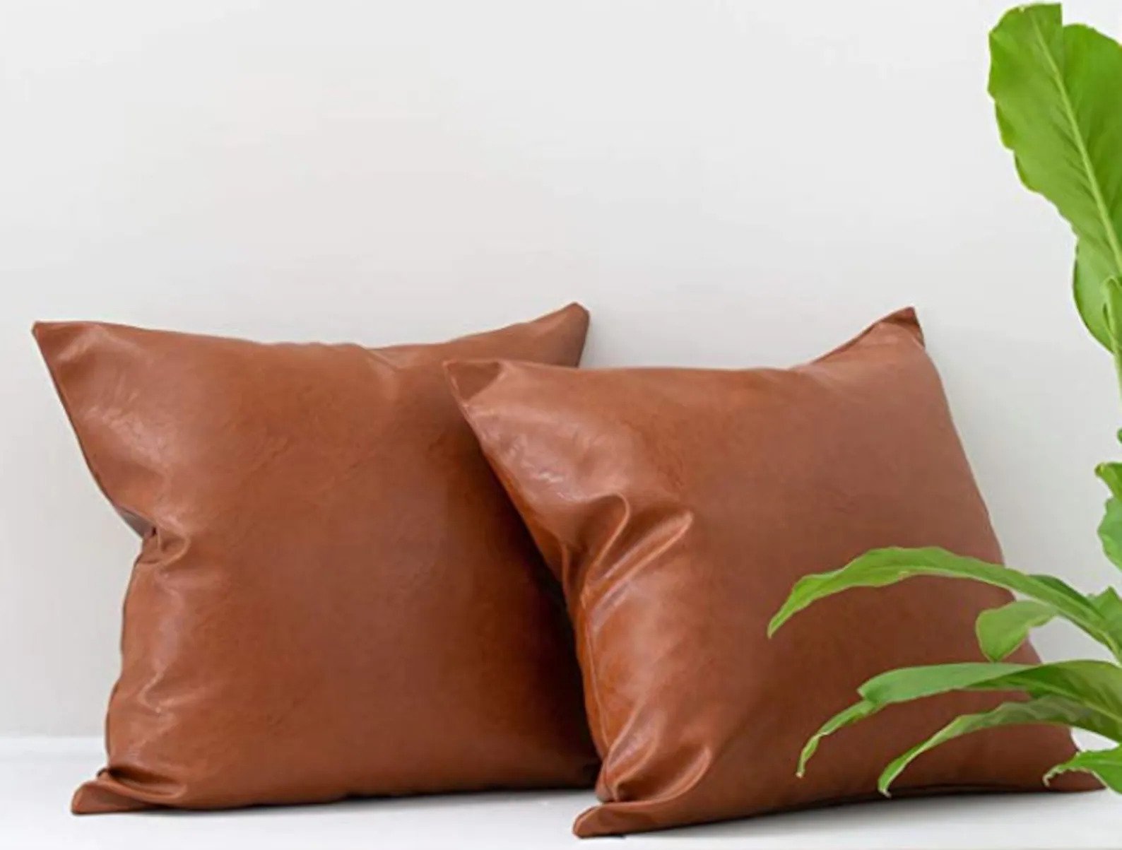 Handmade Leather 2 Butterfly Chair, 2 Butterfly Stool & 2 Cushions - Image 5