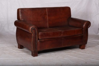 Leather Two Seater Sofa