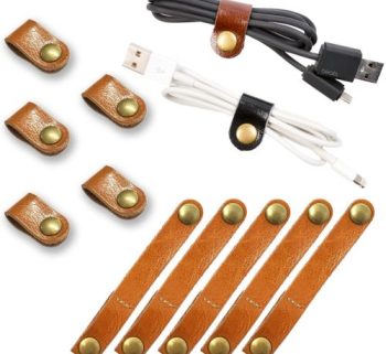 Leather cable holder  Earphone Cable Organizeraa