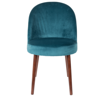 Bar Stools Modern Velvet Swivel petrol blue color