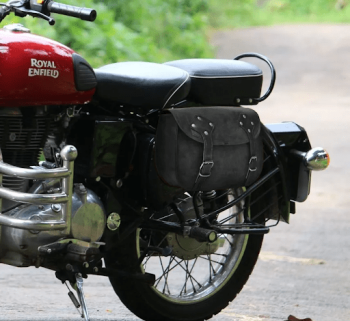 Tour Companion Black Motorcycle Bag