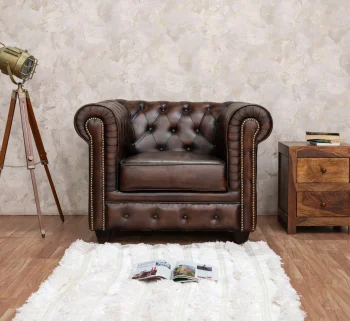 Craftshades Traditional Chesterfield 1 Seater