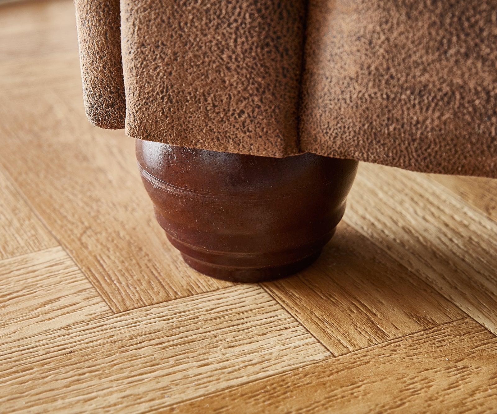 Craftshades Vintage Brown Chesterfield 3 Seater Sofa - Image 5