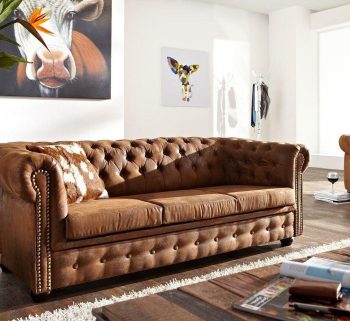 Craftshades Vintage Chesterfield 3 Seater Sofa