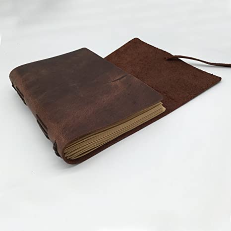 Craftshades Leather Journal Writing Notebook - Genuine Leather Bound Daily Notepad for Men & Women (Copy)
