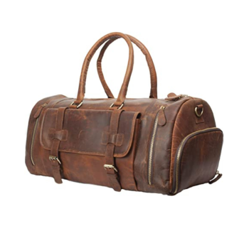 Craftshades Vintage Leather men's Travel Duffle luggage Bag