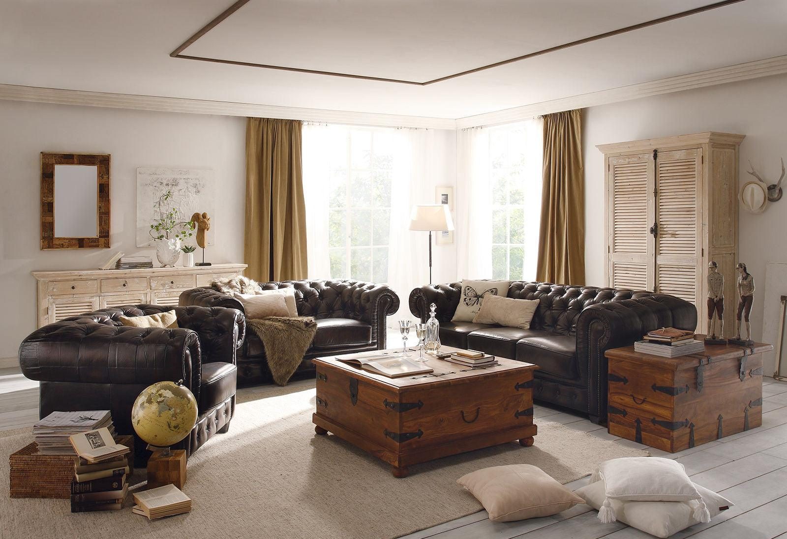 Craftshades Traditional Chesterfield 3 Seater Sofas - Image 6