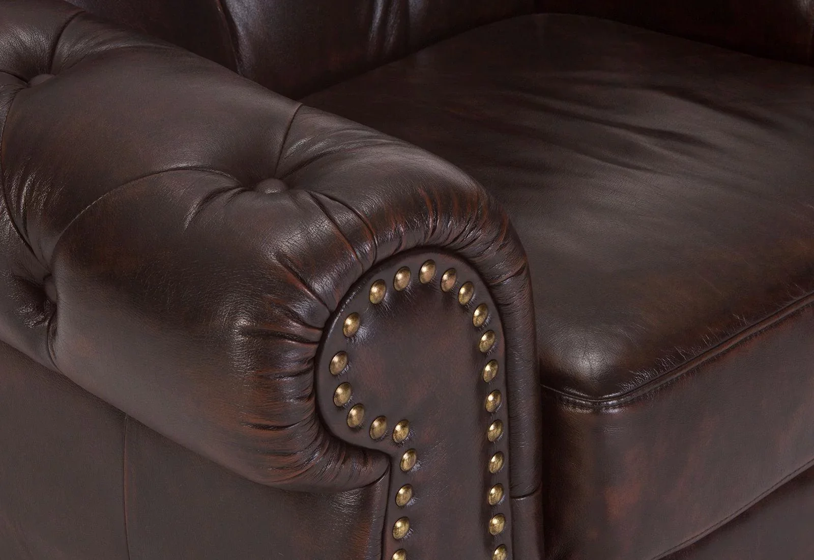 Craftshades 1 Seater Colonial Chesterfield Sofa - Image 3