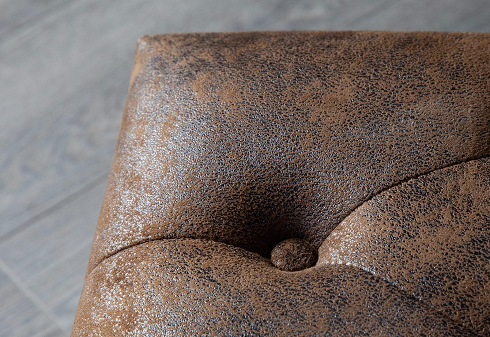 Craftshades Chesterfield Buff Leather Ottoman (Copy) - Image 3