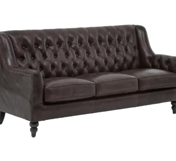 Craftshades Colonial Brown Chesterfield 3 Seater Sofas