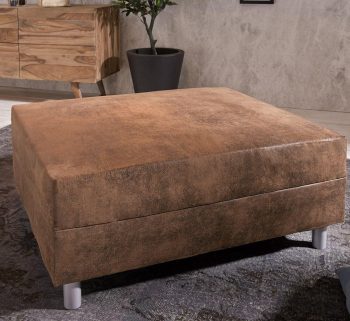 Craftshades Vintage Brown Ottoman