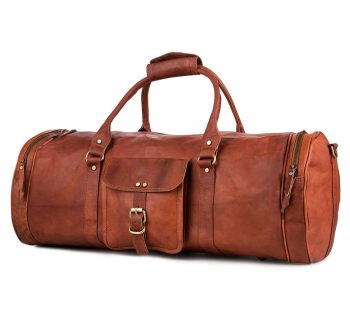 CraftShades leather duffle bag