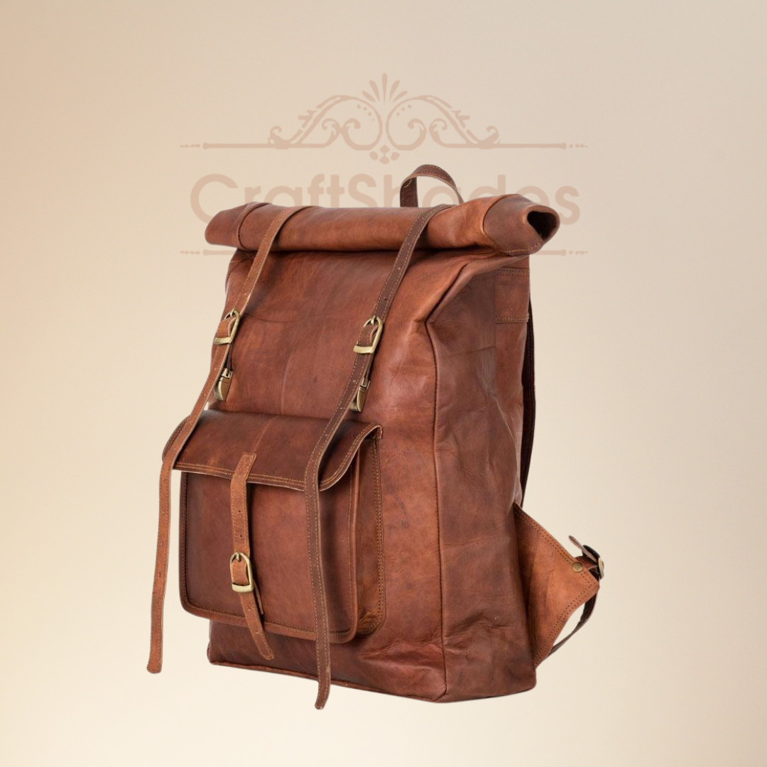 Craftshades –leather bags Spacious main compartments | 100% Genuine Leather - Image 5