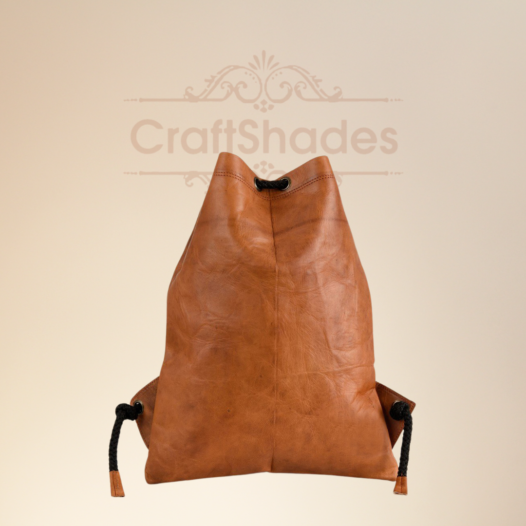 Craftshades –Leather 13*18 inch Gym Bag | 100% Genuine Leather - Image 8