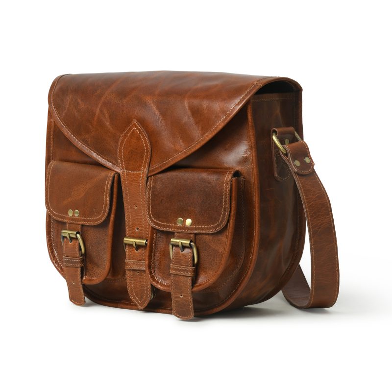 CraftShades buffalo leather SideBag