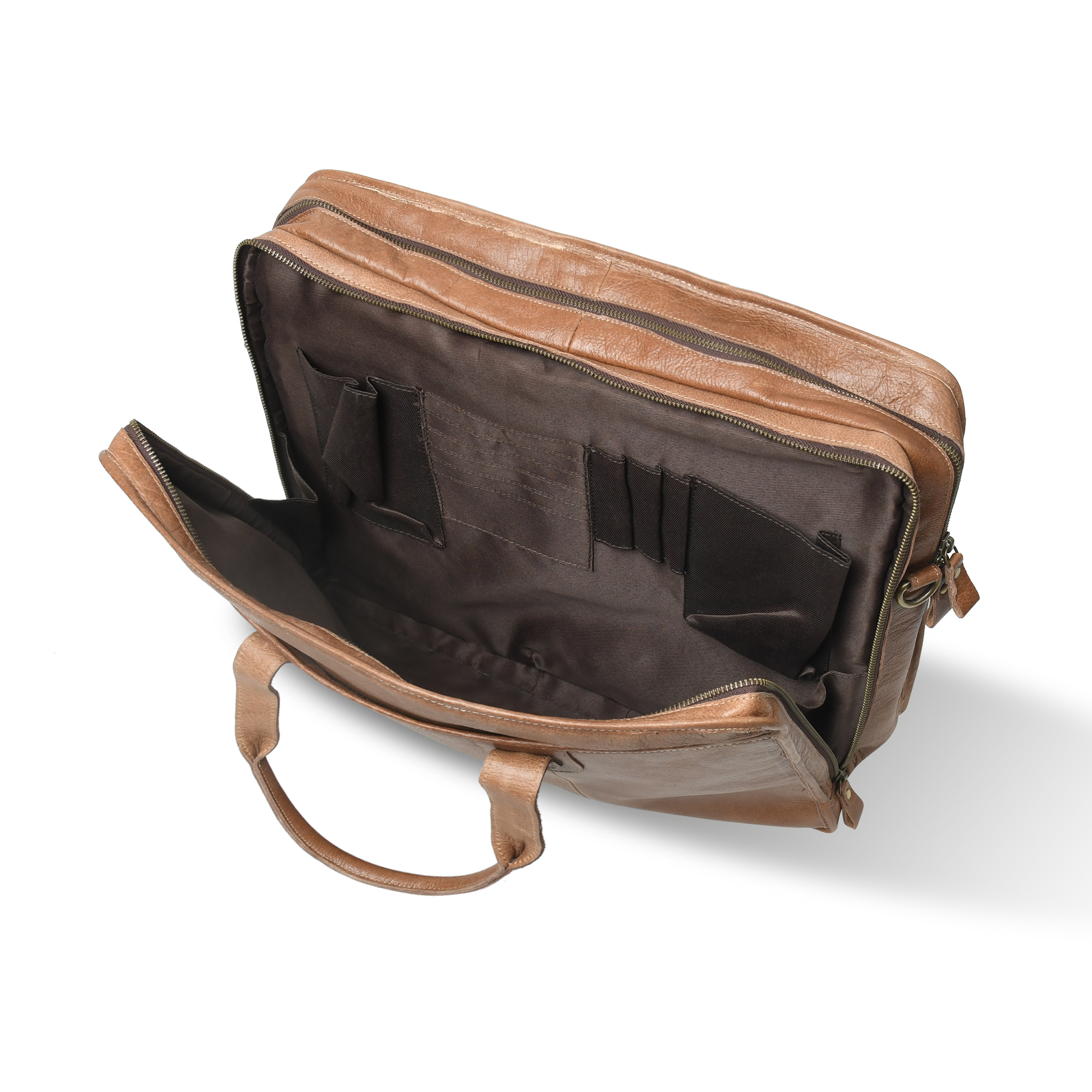 CraftShades buffalo Mens leather bag - Image 10