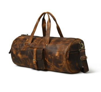 CraftShades 24 Inch buffalo leather duffle bag - Travel,Gym