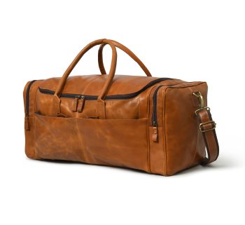 CraftShades 24 Inch leather bag Metal rivets for bottom reinforcement