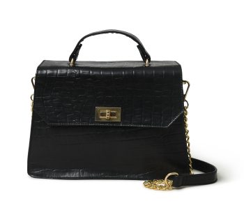 Craftshades – Handcrafted Unique Sling Buffalo Leather Bag for Women’s black