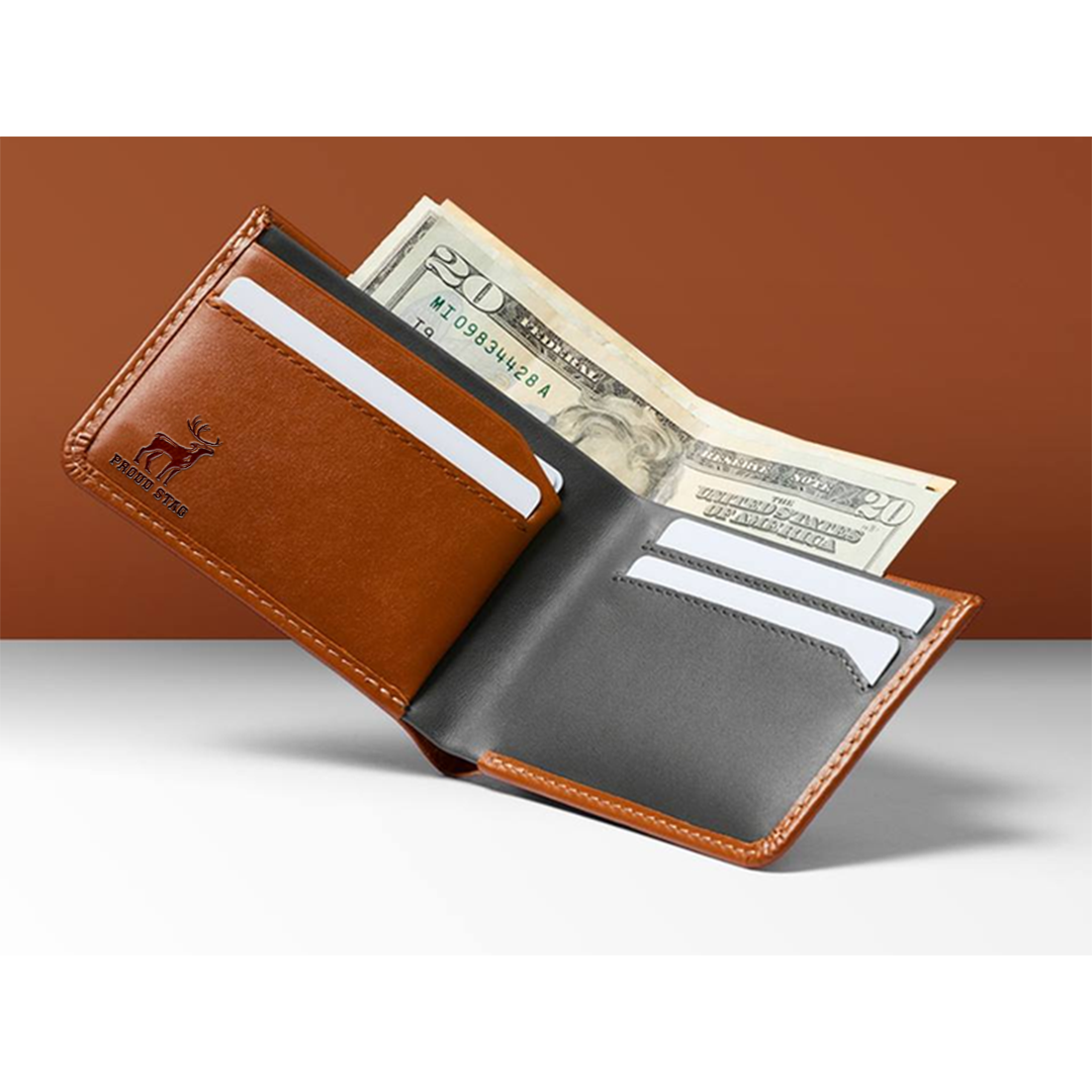 Mens Wallet Buff Brown - Image 2