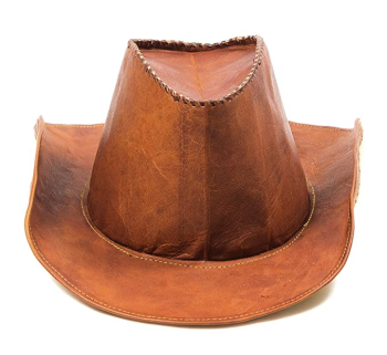 CraftShades  Leather Stylish Fashionable Cowboy Hat for Unisex