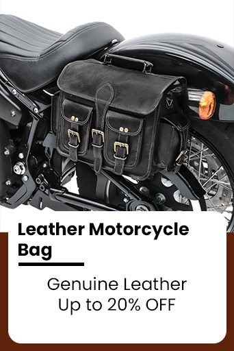 leather motorcycle bag