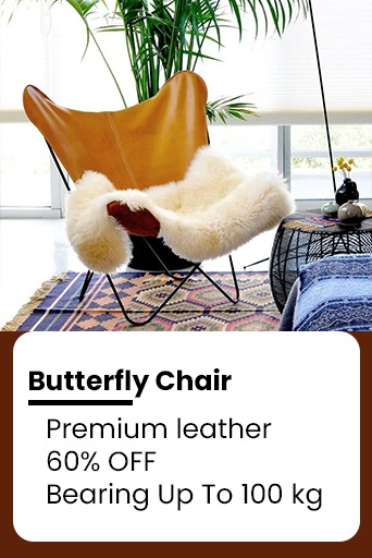 leather butterfly chair