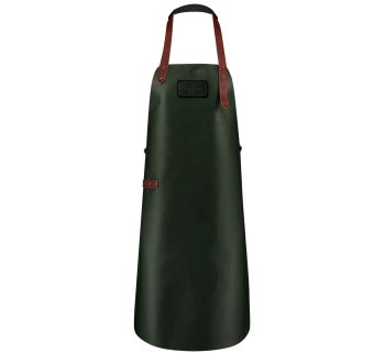 CraftShades leather Apron for Men Green Colour