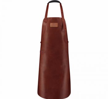 CraftShades leather Apron for Men Full Brown Colour