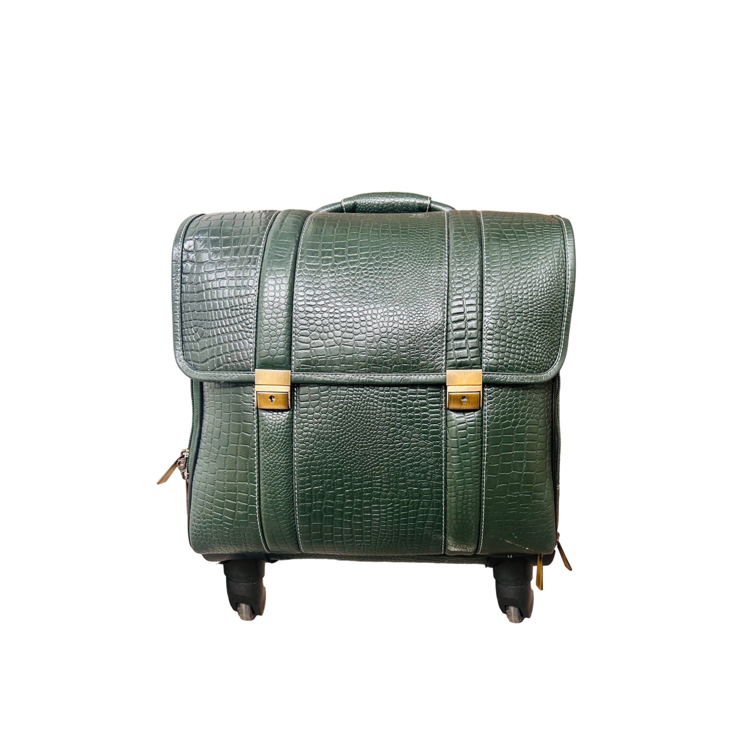Trolley Bags Luggage for Travel (Green)