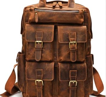 Craftshades - Buffalo Vintage 16" Leather Backpack