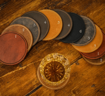 Image for Round Leather Coasters